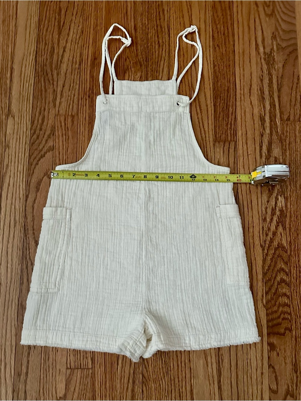 SO Double Gauze Shortalls in White Oak - XS